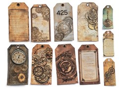 Vintage Steampunk Ephemera – Tags – 425
