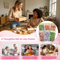660+ Botanical Flower Stickers 36 Sheets Transparent Scrapbook Journal Decals