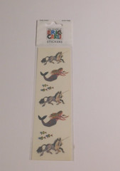 Mrs. Grossman’s Lot 1 Strip Eric Carle Mythical Stickers New in Package RARE