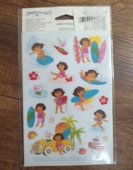 Nickelodeon Dora The Explorer 123 Stickers Autocollants 6 Sheets 2 Designs