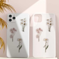 44 Irregular Vinyl Daisy Stickers – Watercolor Aesthetic for Every Surface