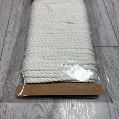 Recollections 100% Cotton Rope White 15yds 13.7m 0.1in 3 mm Non-Wired