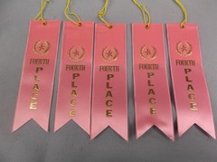 4th Place Star Award Ribbons 5‑Pack Sports Track Field Day Bulk Coach Refill