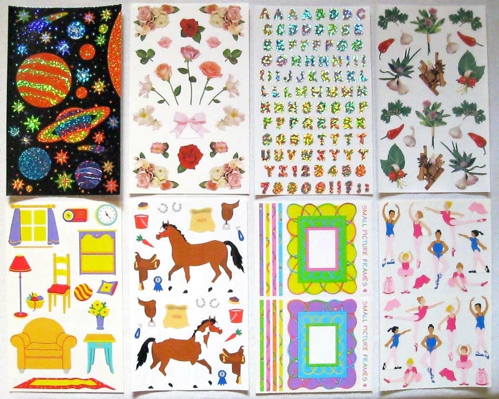 Mrs Grossman Vintage 4×6″ Sticker Sheets- 3 Sheets of any Design $4.29 ( Lot A)