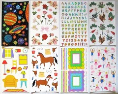 Mrs Grossman Vintage 4×6″ Sticker Sheets- 3 Sheets of any Design $4.29 ( Lot A)