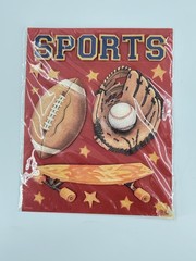 Sports Cardstock Stickers 12×12 Sheet Assorted Colors