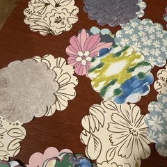 SCALLOPED CIRCLE DIE CUT PUNCHED For Crafting ￼