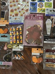 Large Lot Of Jolee’s Boutique Dimensional Halloween Pumpkins Fall Stickers