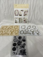 ANNA GRIFFIN TREILLAGE STAMPS AND DIES AG-864H New