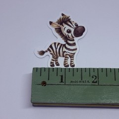 Cute Baby Zebra Animal Sticker Vinyl Decal Journal Wall Fun Art Decor Tc9