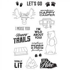 Simple Stories Acrylic Stamps HAPPY TRAILS