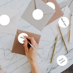 Blank Dot Stickers, 1.5 inch Circle Garage Sale Stickers, 500Pcs Round Price …