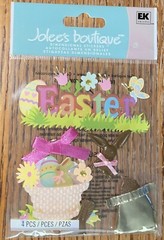 * RAREJolees EASTER Chocolate Bunnies Bunny Rabbit Eggs Flowers Basket Stickers