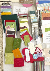 Huge Lot Paper Punch & Die Cuts HEARTS, PHRASES, SQUARES Cardmaking Scrapbooking