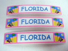 S.R.M. State Titles Banner Stickers FLORIDA
