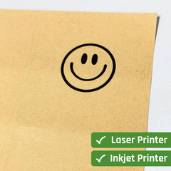 30 Sheets, Kraft Sticker Paper Labels, Laser/Inkjet Printing – Letter Size (8.5