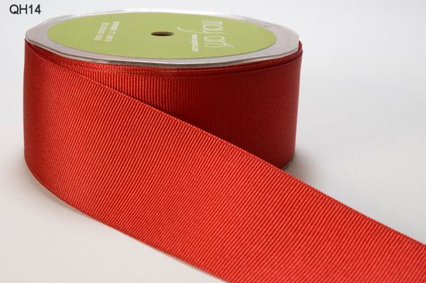 MAY ARTS RIBBONS~GROSGRAIN~TRUE CHRISTMAS/VALENTINE RED~1 & 1/2 INCH X 1 YARD!