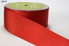 MAY ARTS RIBBONS~GROSGRAIN~TRUE CHRISTMAS/VALENTINE RED~1 & 1/2 INCH X 1 YARD!