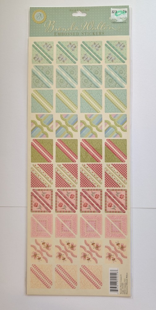 Brenda Walton Photo Corners II Embossed Scrapbooking Stickers By K&Company