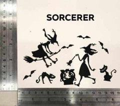 HALOWEEN THEME PAPER DIECUT FOR CRAFT SCRAPBOOKING CARDMAKING EMBELISHMENT