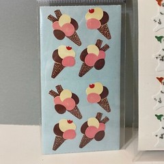 Stickermagic Ice Cream & Fuzzy Ghost Stickers