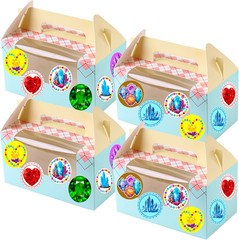 500 Pcs Gem Label Stickers for Geology, Crystal, and Diamond Decorations