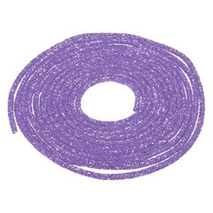 5 Yard 7mm Glitter Sequins Rope Sequins Rhinestone Cord Clear Purple