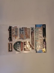 Travel Stickers Lot of 3 Packs Jolee’s 3-D Beach/Pool Vacation Puffy Sharks Jot