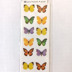 Paper House Colorful Butterfly Stickers Small – 30 PC