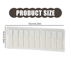 120Pcs White Clear PET Label Repositionable Writable Book Page Marker Bookmarks