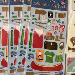 Large Mixed Lot STICKOPOTAMUS Vacation Camping Camp Fishing Picnic Stickers