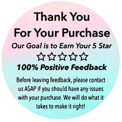 2” Stickers Thank You Purchase Ebay Seller Shipping labels for online sellers