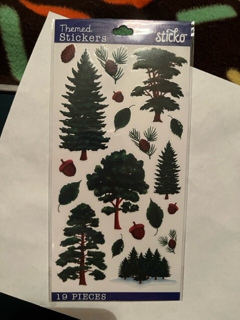 Sticko Themed Stickers-Majestic Trees 19 Pieces