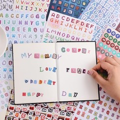 2000+ Pcs Alphabet Sticker for Journaling,Fun & Multicolor Letter sticker