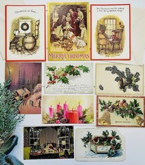 VTG Christmas Ephemera Junk Journaling Victorian Elf Fairy Crafting Pack 70 Pcs