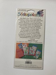 Stickopotamus The Shore Umbrella Beach Ball Flip Flops Fish Binder Stickers NIP