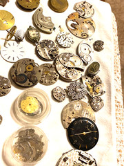 Large Lot of Craft Art Supplies Junk Drawer Steampunk Watch Parts 015-008