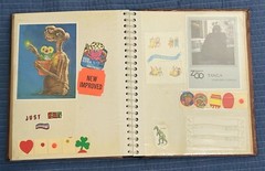 Vintage Sticker Album Hallmark AGC Puffy