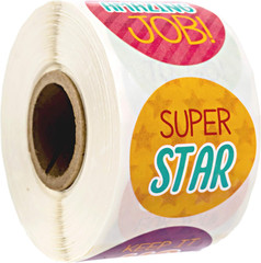 500 Teacher Message Stickers Inspirational Reward Labels Classroom Homework
