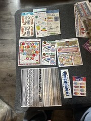 HUGE 89 Lot NIP Packages Scrapbook Stickers Various Events Holidays Vintage