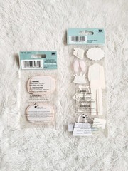 RARE Jolees Baby Girl Handprints Footprints Stork Special Delivery Stickers Cute
