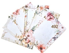 Floral Frames Junk Journals Invitations Notes