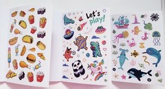 New 750 + Sticker Books Boys Girls Kids Craft Gift Super Cute!