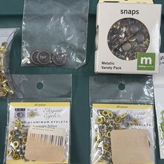 Lot Of Various Eyelets For Paper Crafting/Scrapbooking – CS1IB