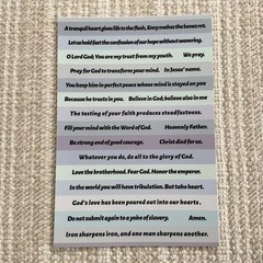 Christian Bible Verse Stickers, Inspirational Faith Religious Quote Set 4 Sheets
