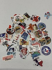 Texas Sticker Pack Various Designs and Sizes Cities And Humor
