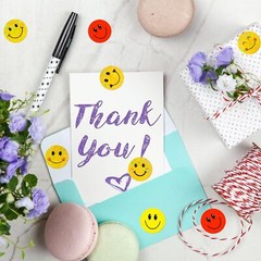 Happy Smile Face Stickers for School Reward Behavior Chart 1 inch S…