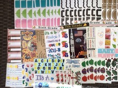 HUGE STICKER LOT~200+ Shts./Pks.~Mixed Themes & Brands~NEW