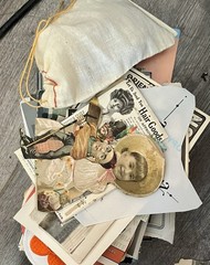 100+ Pc Vintage EPHEMERA LOT Junk Journal Scrapbook Collage Mixed Media