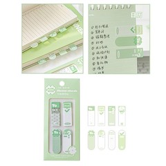 120 Sheets Writable Label Page Marker Bookmarks Clear PET Adhesive Notes Pad